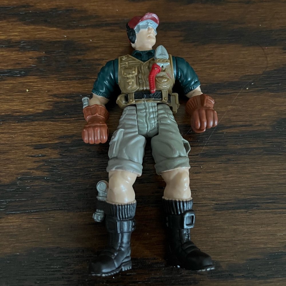Chap Mei Excite USMC Marine 4" Military Action Figure construction worker crew